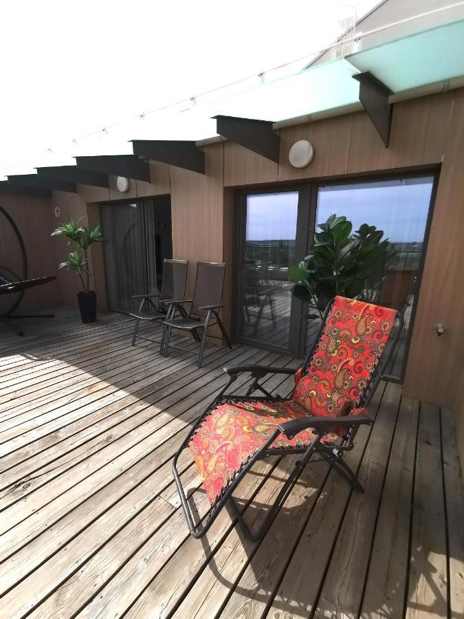 Apartament Luxury Penthouse With Large Terrace & Panoramic Old Town View Wilno Zewnętrze zdjęcie