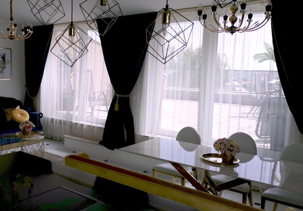 Apartament Luxury Penthouse With Large Terrace & Panoramic Old Town View Wilno Zewnętrze zdjęcie